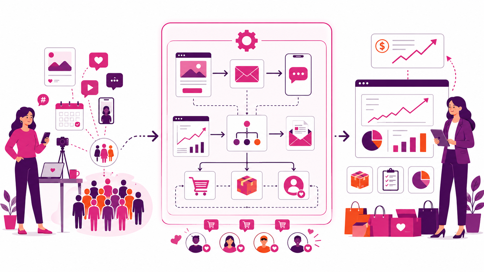 Visual of the Marketing Lab to Sales Lab to EPP journey